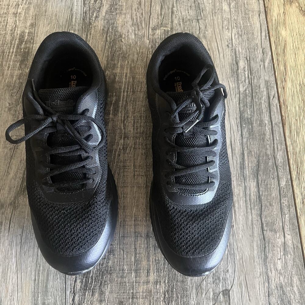 TredSafe enduroPro Slip Resistant Black Men's Work Shoes Durable Safety Footwear